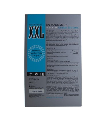 HOT CREMA POTENCIADORA XXL PARA HOMBRE 50 ML