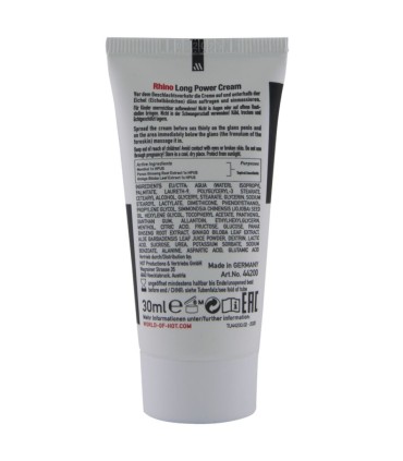 HOT RHINO LONG POWER CREMA 30 ML