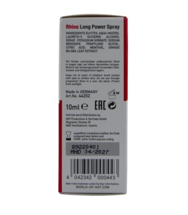 HOT RHINO LONG POWER SPRAY 10 ML