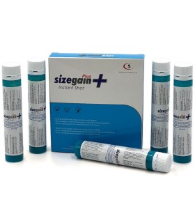 500 COSMETICS SIZEGAIN PLUS INSTANT SHOT VIGORIZANTE MASCULINO 5 UNIDADES