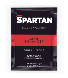 SPARTAN GEL POTENCIADOR ERECCION EFECTO FRIO CALOR 100 VEGANO 4ML
