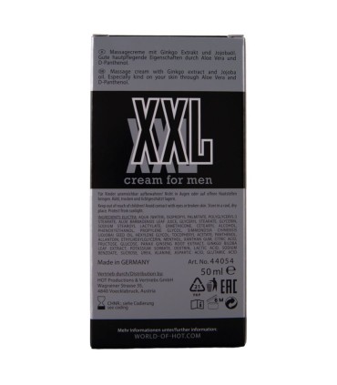 HOT CREMA XXL PARA HOMBRE 50 ML