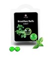 SECRETPLAY - BRAZILIAN BALLS  MENTA SET  2 BOLAS