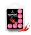 SECRETPLAY - SET 6 BRAZILIAN BALLS TRIPLE EFECTO