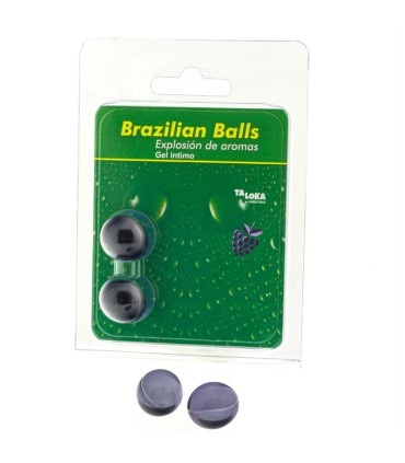 TALOKA BRAZILIAN BALLS GEL INTIMO FRUTAS DEL BOSQUE 2 BOLAS