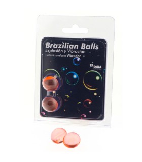 TALOKA BRAZILIAN BALLS GEL EXCITANTE EFECTO VIBRACION 2 BOLAS