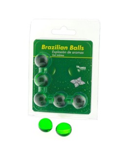 TALOKA BRAZILIAN BALLS GEL INTIMO MENTA 5 BOLAS