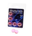 TALOKA - BRAZILIAN BALLS GEL EXCITANTE EFECTO VIBRACIÓN REFRESCANTE 5 BOLAS