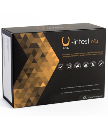 U INTEST Pills Complemento alimenticio para el cuidado digestivo e intestinal
