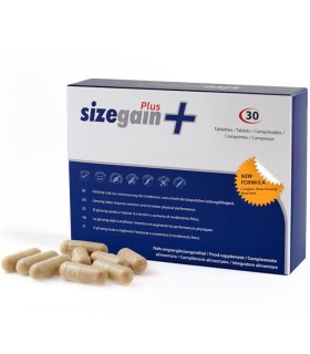 SizeGain Plus Complemento alimenticio para aumentar el tamano del pene y mejorar la potencia sexual