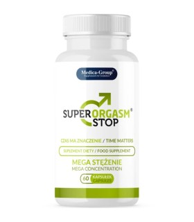 Super Orgasm Stop Capsulas Naturales para el Control de la Eyaculacion y Mayor Resistencia Sexual