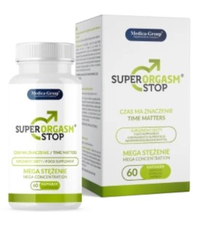 Super Orgasm Stop Capsulas Naturales para el Control de la Eyaculacion y Mayor Resistencia Sexual