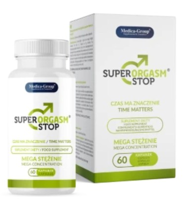 Super Orgasm Stop Capsulas Naturales para el Control de la Eyaculacion y Mayor Resistencia Sexual