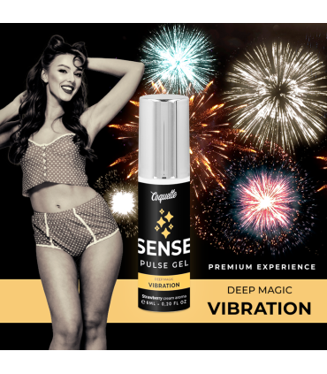 COQUETTE CHIC DESIRE PULSE GEL FRESA VIBRACION LIQUIDA PREMIUM 6ML