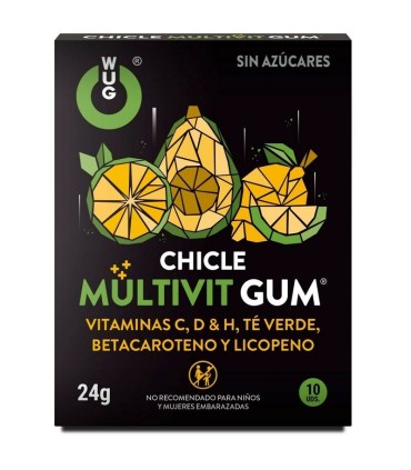 WUG Multivit Gum El chicle funcional que refuerza tus defensas cada dia