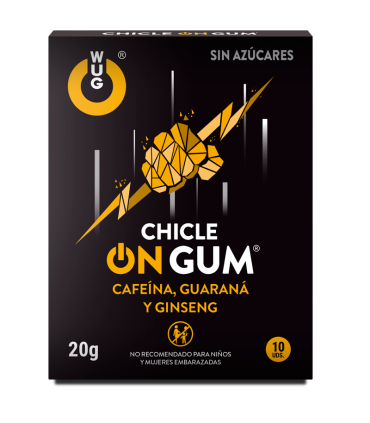 WUG On Gum Energia inmediata en formato chicle