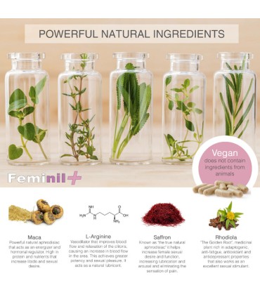 Feminil Complemento alimenticio para la libido femenina