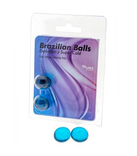 TALOKA BRAZILIAN BALLS GEL EXCITANTE EFECTO FRIO 2 BOLAS