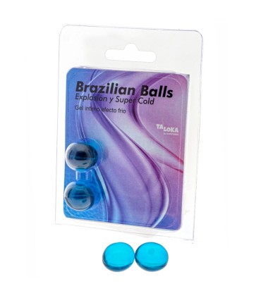 TALOKA BRAZILIAN BALLS GEL EXCITANTE EFECTO FRIO 2 BOLAS