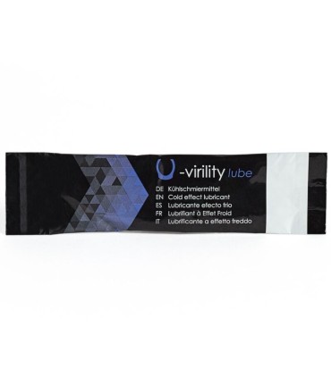 500 COSMETICS U VIRILITY LUBE LUBRICANTE EFECTO FRIO 10 X 5 ML