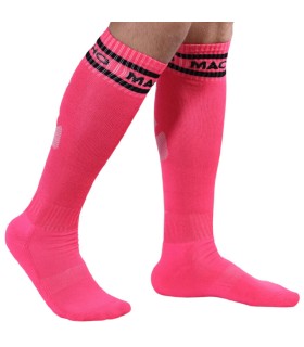 MACHO CALCETINES LARGOS TALLA UNICA ROSA