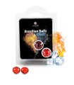 SECRETPLAY - BRAZILIAN BALLS EFECTO CALOR & FRIO  2 UNIDADES