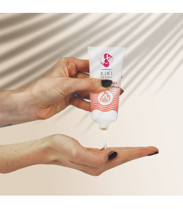 KIKI TRAVEL GEL DESLIZANTE SABOR A CANNABIS EFECTO CALOR INTENSO 50 ML