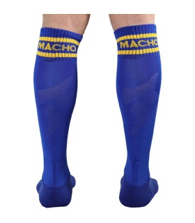 MACHO CALCETINES LARGOS TALLA UNICA AZUL