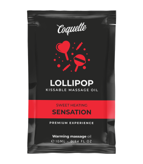 COQUETTE CHIC DESIRE POCKET ACEITE MASAJE KISSABLE EFECTO CALOR PIRULETA 10 ML