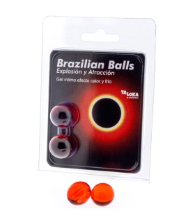 TALOKA BRAZILIAN BALLS GEL EXCITANTE EFECTO CALOR Y FRIO 2 BOLAS