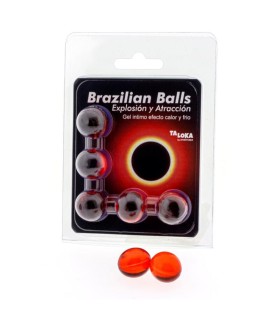 TALOKA BRAZILIAN BALLS GEL EXCITANTE EFECTO CALOR Y FRIO 5 BOLAS