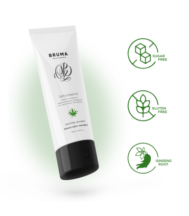 BRUMA GEL DESLIZANTE CON ACEITE DE SEMILLA EFECTO CALOR SABOR CANNABIS 100 ML