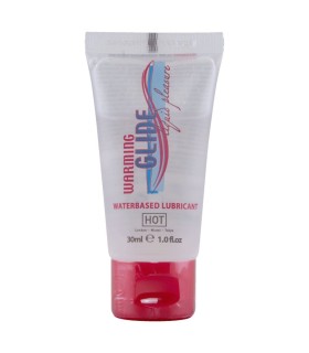 HOT WARMING GLIDE LIQUID PLEASURE LUBRICANTE BASE AGUA EFECTO CALOR 30 ML