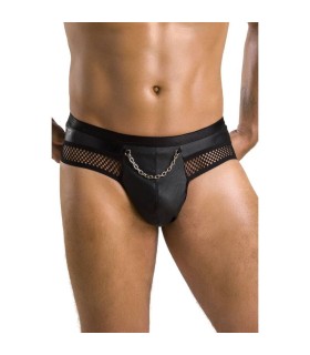PASSION 030 SLIP ABIERTO TOM NEGRO L XL