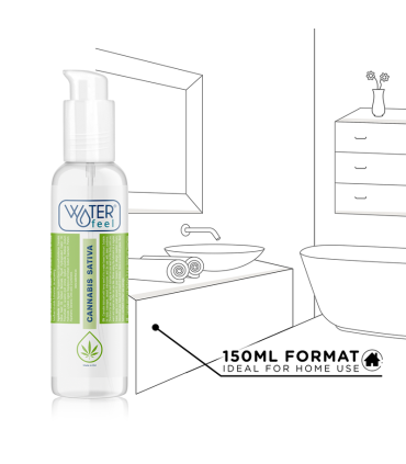 WATERFEEL LUBRICANTE CANNABIS 150 ML