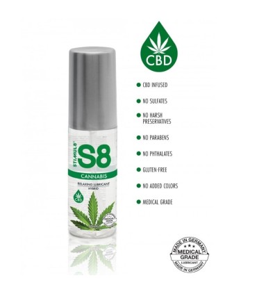 STIMUL8 S8 LUBRICANTE HIBRIDO CANNABIS 50 ML