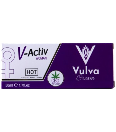 HOT CREMA PARA VULVA CON CBD 50 ML