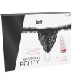 INTT RELEASES - PANTY BRASILEÑA NEGRA CON PERLAS Y GEL LUBRICANTE 50 ML