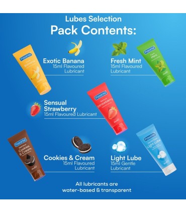 PASANTE PACK LUBRICANTES SABORES VARIADOS 5 UDS X 15 ML