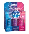 SKINS - VITAL LUBES KIT LUBRICANTES AQUA, SUPERSLIDE & EXCITE 3 x 12 ML