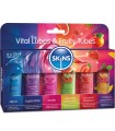 SKINS - VITAL & FRUITY LUBES KIT LUBRICANTES 6 x 12 ML