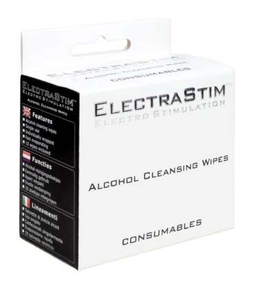 ELECTRASTIM TOALLITAS HIGIENICAS CON ALCOHOL 10 UNIDADES