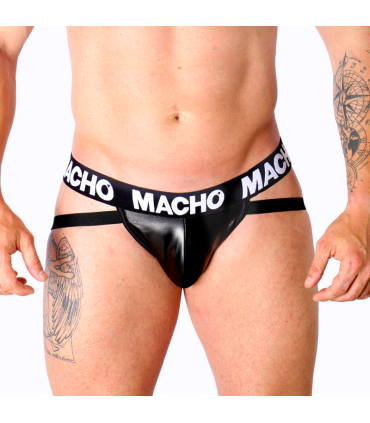 MACHO MX25NC JOCK CUERO NEGRO S