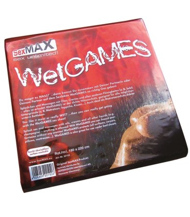 JOYDIVISION SEXMAX SABANA BLANCA DE PLASTICO REUTILIZABLE