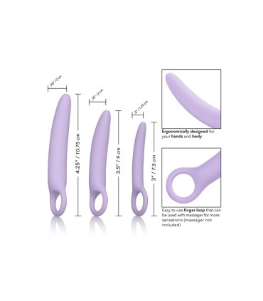 CALEXOTICS DR LAURA BERMAN ALENA SET DE 3 DILATADOR VAGINAL SILICONA