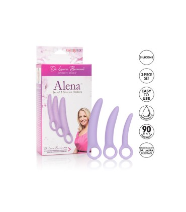 CALEXOTICS DR LAURA BERMAN ALENA SET DE 3 DILATADOR VAGINAL SILICONA