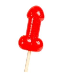 SECRETPLAY PIRULETA PENE CARAMELO CEREZA CON EFECTO CALOR PICANTE