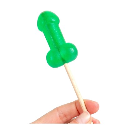 SECRETPLAY PIRULETA PENE CARAMELO MENTA CON EFECTO FRIO