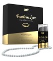 INTT MASSAGE & ORAL SEX - PEARLS IN LOVE CON COLLAR DE PERLAS Y GEL DE SILICONA