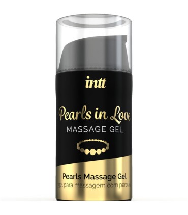 INTT MASSAGE ORAL SEX PEARLS IN LOVE CON COLLAR DE PERLAS Y GEL DE SILICONA